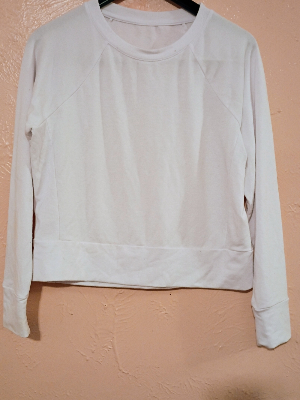 lululemon athletica White Long-Sleeve Crew Sweatshirt